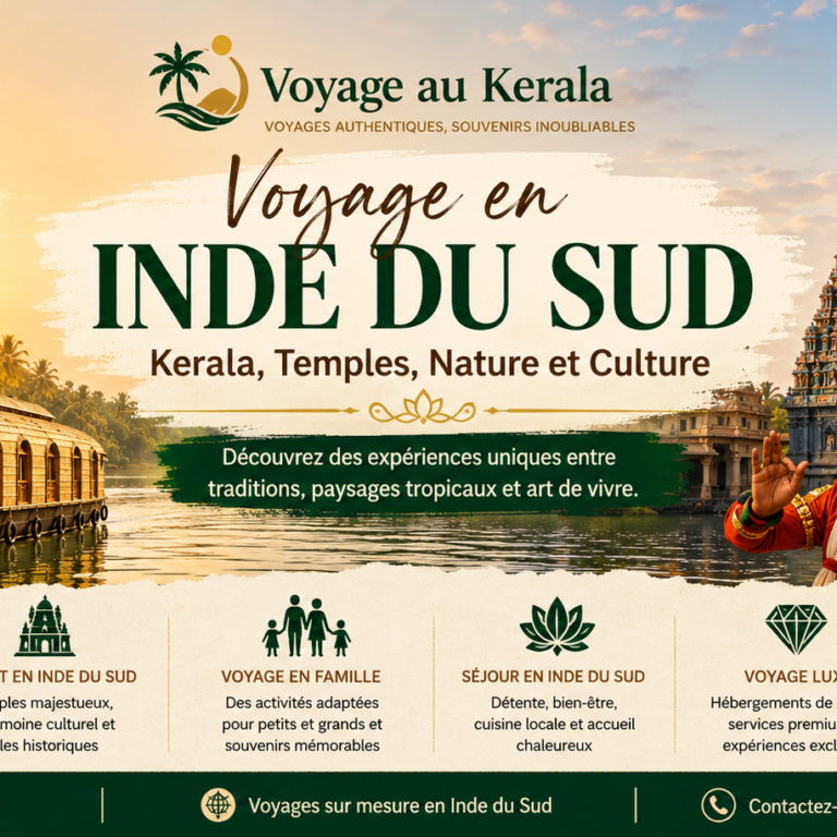 Voyage luxe en Inde du sud