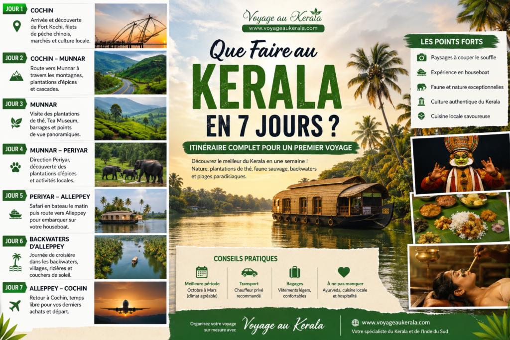 Que Faire au Kerala en 7 Jours