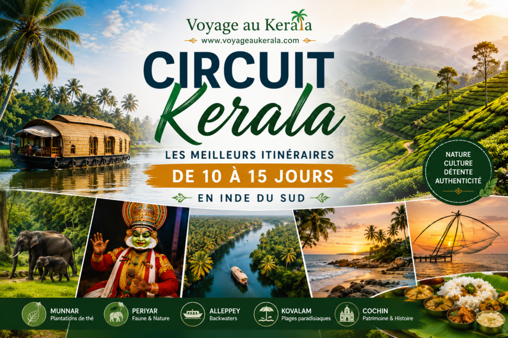 Circuit Kerala : Les Meilleurs Itinéraires de 10 à 15 Jours en Inde du Sud